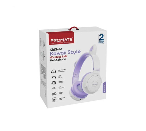 Наушники Promate Panda Lilac (panda.lilac)