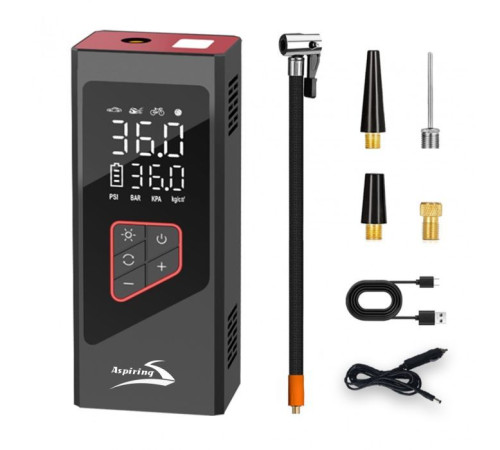 Автомобильный компрессор Aspiring Storm 3 Powerbank 90W 30л