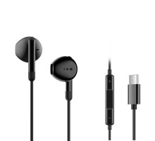 Наушники Ergo VM-730 Type-C Earphones Black (VM-730K)