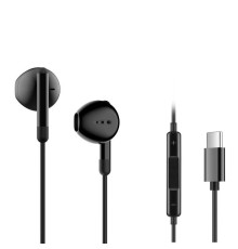 Наушники Ergo VM-730 Type-C Earphones Black (VM-730K)