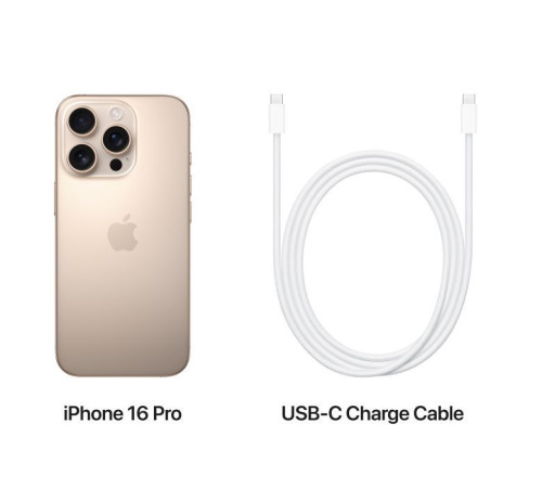 Мобильный телефон Apple iPhone 16 Pro 256GB Desert Titanium (MYNK3)