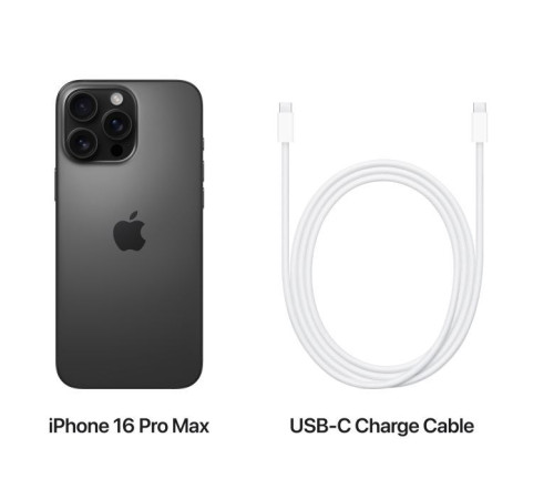Мобильный телефон Apple iPhone 16 Pro Max 512GB Black Titanium (MYX03)