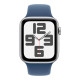 Смарт-часы Apple Watch SE 2024 GPS 40mm Silver Aluminium Case with Denim Sport Band - S/M (MXEC3QH/A)