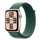 Смарт-часы Apple Watch SE 2024 GPS 40mm Starlight Aluminium Case with Lake Green Sport Loop (MXEH3QH/A)