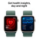 Смарт-часы Apple Watch SE 2024 GPS 40mm Starlight Aluminium Case with Lake Green Sport Loop (MXEH3QH/A)