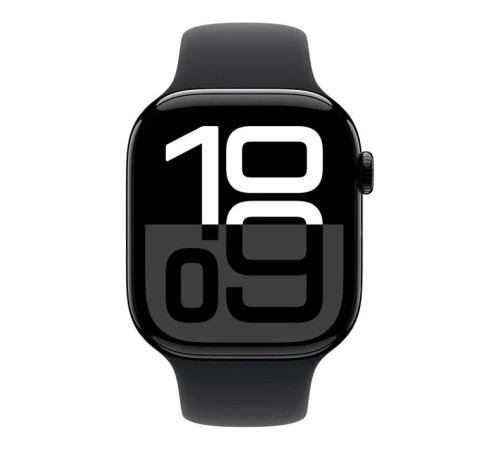 Смарт-часы Apple Watch Series 10 GPS 46mm Jet Black Aluminium Case with Black Sport Band - M/L (MWWQ3QH/A)