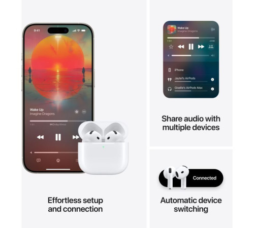 Наушники Apple AirPods 4 with Active Noise Cancellation (MXP93ZE/A)