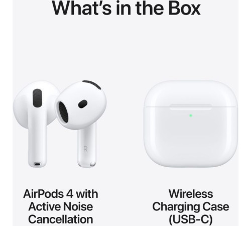 Наушники Apple AirPods 4 with Active Noise Cancellation (MXP93ZE/A)