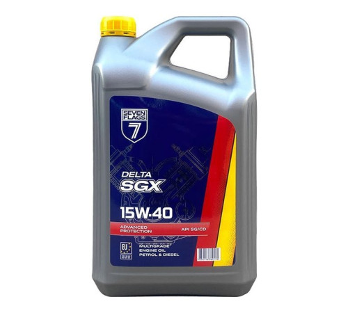 Моторное масло 7FLAGS Delta SGX 15W-40 4,5л