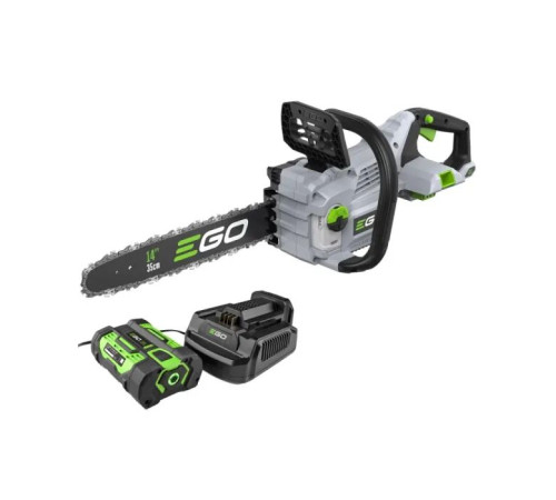 Цепная пила EGO CS1411E KIT, 56В, шина 35см, 52лан, 3/8P, 1,1мм, акум. 2,5Ah + ЗУ (F840022016)
