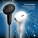 Наушники ColorWay 3.5 mm Wired Earphone Sound Wave Black (CW-WD04BK)