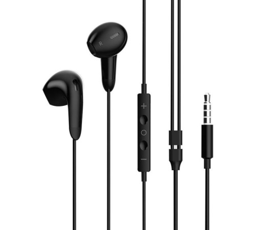 Наушники ColorWay 3.5 mm Wired Earphone Sound Wave Black (CW-WD04BK)