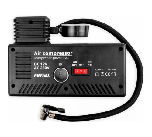 Автомобильный компрессор AMiO 12В/230В Acomp-13 (02188)