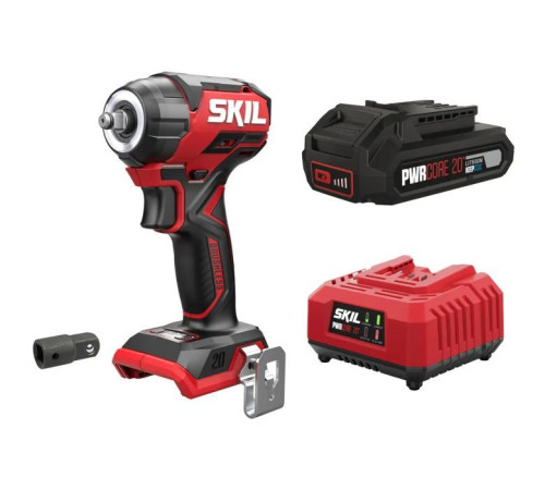 Гайковерт Skil аккумуляторный безщеточный ударный 3265 CA Compact , 2.5Ah (SD1E3265CA+BC1E3110AA)