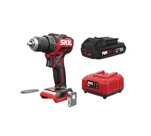 Шуруповерт Skil аккумуляторный бесщеточный безударный 3065 CA Compact , 2.5Ah (DD1E3065CA+BC1E3110AA)