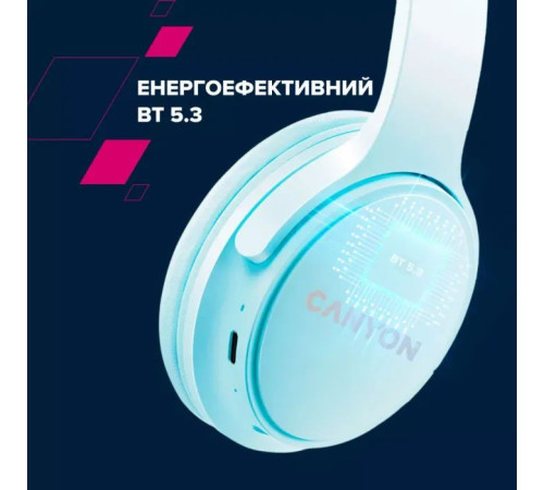 Наушники Canyon OnRiff 4 Bluetooth Black (CNS-CBTHS4B)