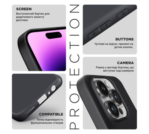 Чехол для мобильного телефона Armorstandart Matte Slim Fit Xiaomi Poco X7 Pro Camera cover Black (ARM82740)