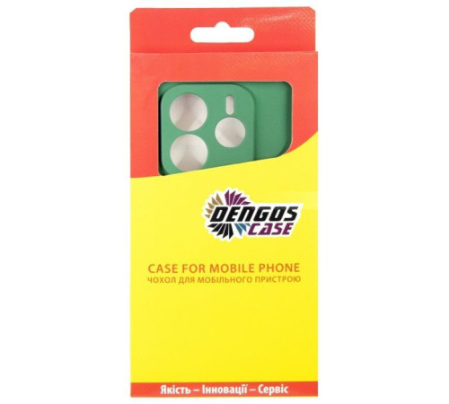 Чехол для мобильного телефона Dengos Kit Xiaomi Redmi Note 14 case Soft + glass (Mint) (DG-KM-131)