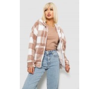 Кофта женская Тедди, цвет бежевый, 257R48-5