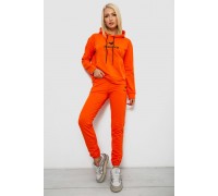 Спортивний костюм жіночий двонитка, колір помаранчевий, 214R1419-007