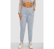 Спортивные штаны женские на флисе, цвет светло-серый, 238R57828-1