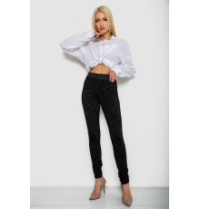 Лосины однотонные, цвет черный, 238R327-5