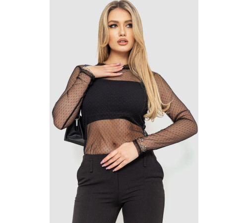 Боди, цвет черный, 115R0561-8