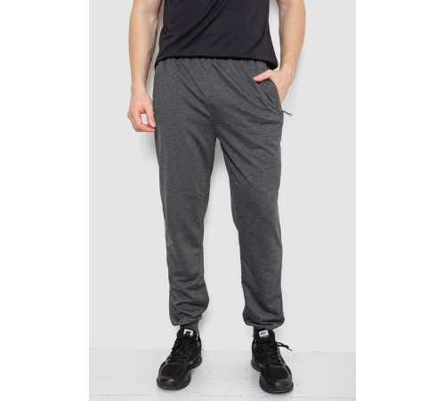 Спорт штаны мужские, цвет темно-серый, 244R41669
