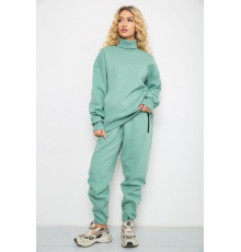 Спортивный костюм женский на флисе, цвет оливковый, 102R7723