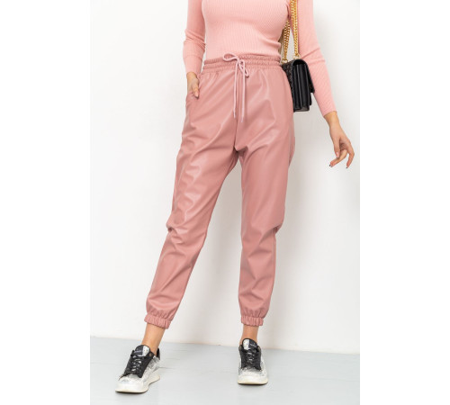 Лосины женские на флисе, цвет пудровый, 164R150