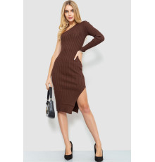 Платье вязаное, цвет коричневый, 204R174