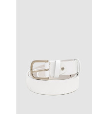 Ремень женский кожаный, цвет белый, 196RL35Y0W3