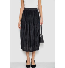 Спідниця плісирована, колір чорний, 167R401
