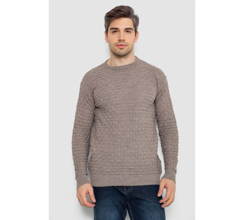 Свитер мужской, цвет мокко, 161R882