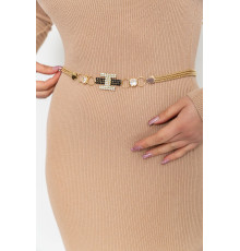 Ремень-цепочка женская, цвет золотистый, 196R10U13W1-2