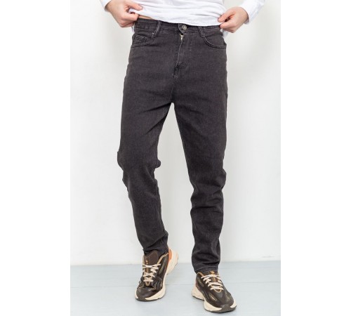 Джинси чоловічі демісезонні, колір темно-сірий, 190R500
