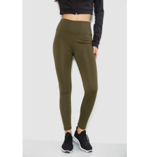 Лосины утепленные, цвет хаки, 243R051-5