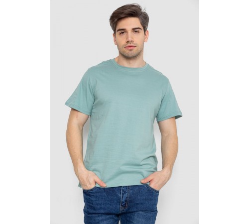 Футболка чоловіча базова білизняна, колір оливковий, 244R121