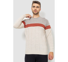 Свитер мужской, цвет светло-бежевый, 161R884