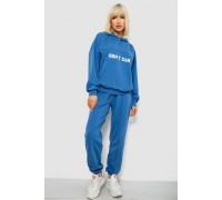 Спортивний костюм жіночий з принтом, колір синій, 244R1059AG