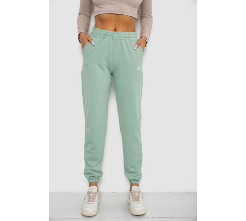 Спортивные штаны женские, цвет мятный, 238R5052-1