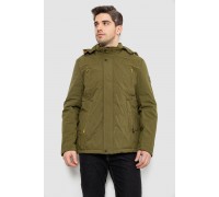 Куртка чоловіча демісезонна з капюшоном, колір хакі, 244RL9159AL