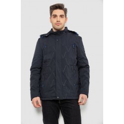 Куртка мужская демисезонная с капюшоном, цвет синий, 244RL9159AL