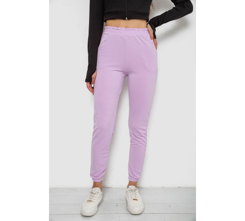 Спортивные штаны женские, цвет сиреневый, 238R345