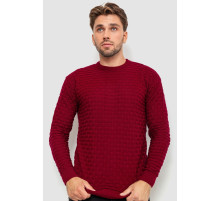 Свитер мужской, цвет бордовый, 161R882