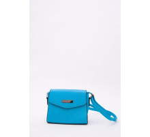 Сумка-клатч из кожзама, бирюзового цвета, 167RF-7