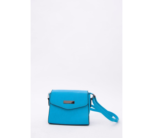 Сумка-клатч из кожзама, бирюзового цвета, 167RF-7