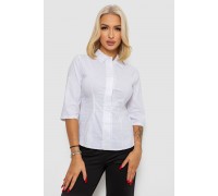 Блуза классическая, цвет белый, 230R08-1