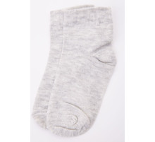 Детские однотонные носки, светло-серого цвета, 167R605-1