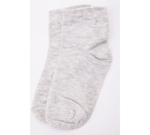Детские однотонные носки, светло-серого цвета, 167R605-1